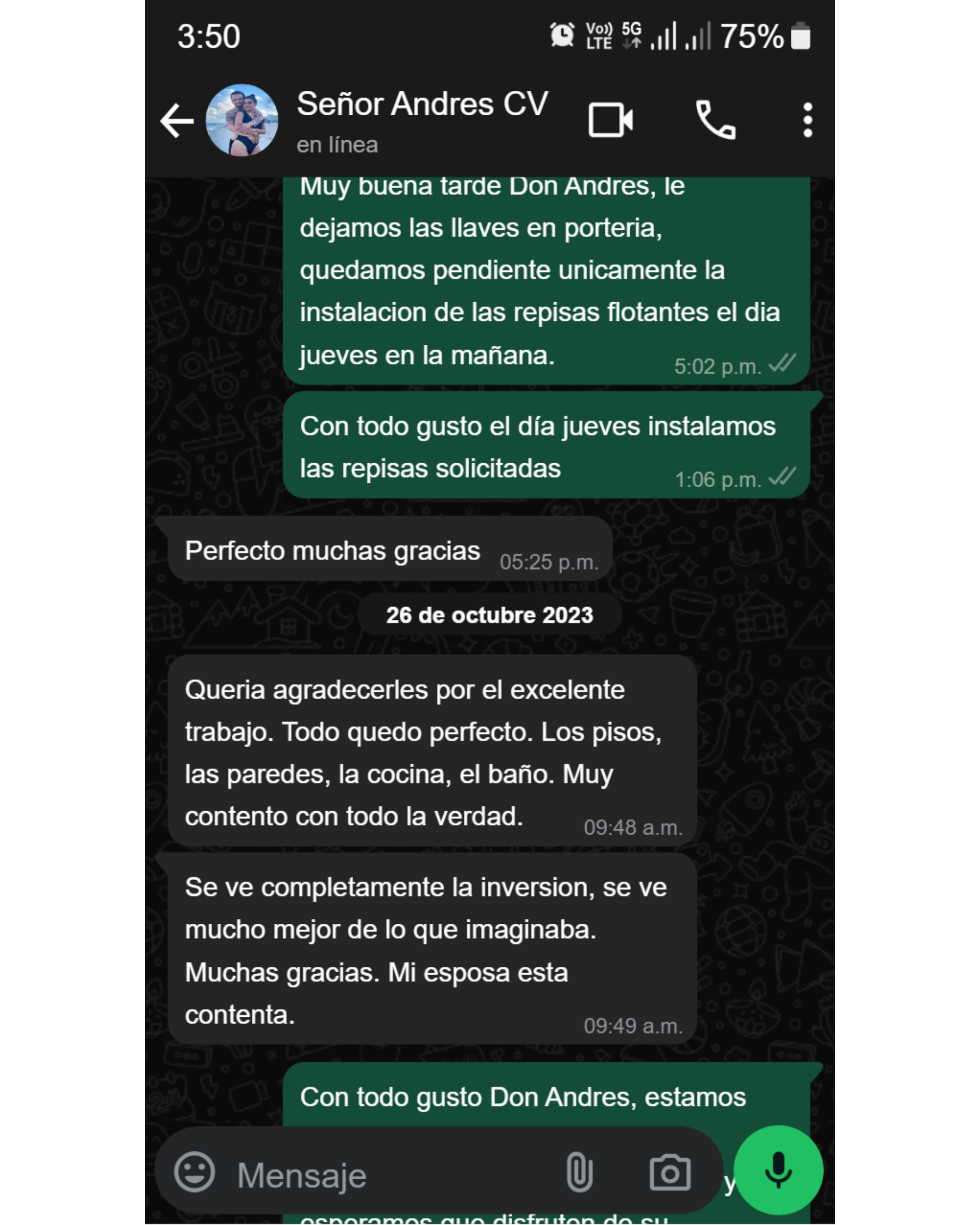 Testimonio de cliente 3